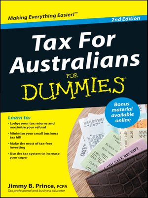 cover image of Tax For Australians For Dummies